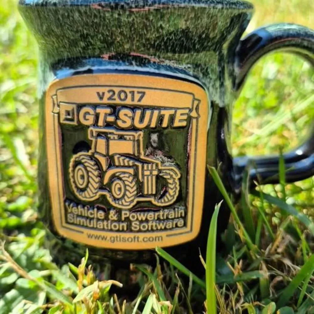 RARE! DENEEN POTTERY HAND THROWN MUG - GT-SUITE V2017